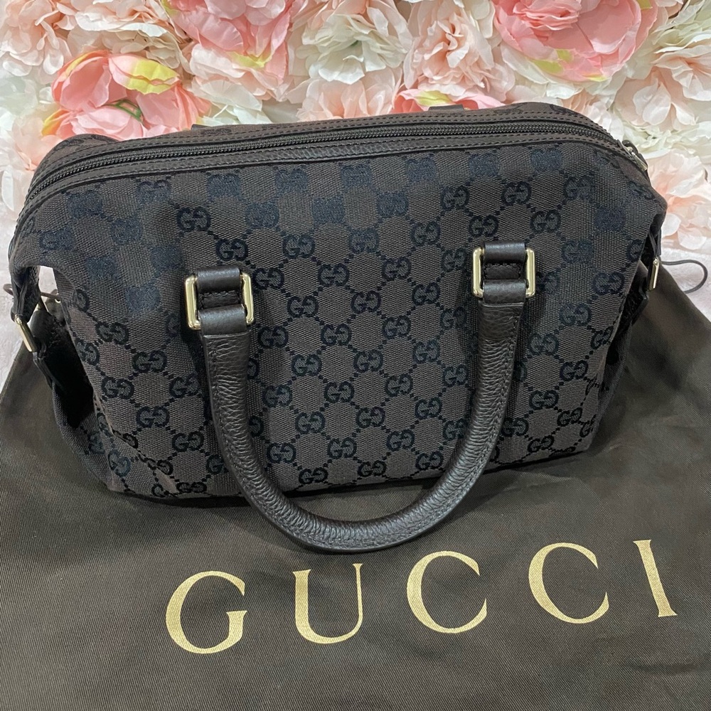 Gucci GG Canvas Boston Bag